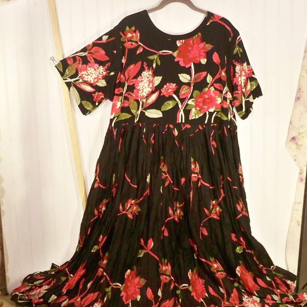 Women with In, Floral Maxi Dress, L